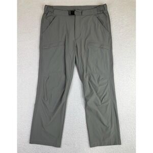 Free Soldier Pants Mens 38x30 Gray Tactical Stretch Cargo Belted Outdoor Hiking